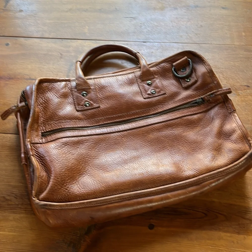 Will Leather Goods Brown Leather Men's Bag
